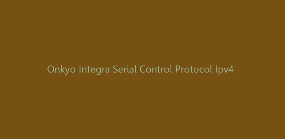 integra serial communication protocol